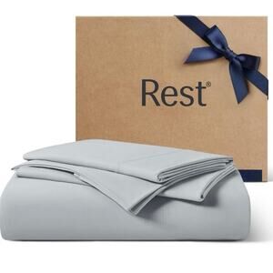 NEW Rest Evercool Cooling Sheet Set King Cool Gray Luxury Sleep Award Winner